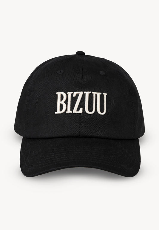 Czarna czapka z daszkiem z logo Bizuu ZANE