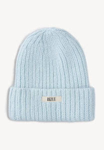 Błękitna czapka z wełną BALBI