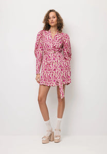 Sukienka mini w kwiatowy print GEORGINA