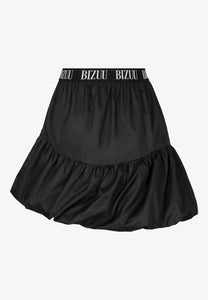 Czarna spódnica mini z logowaną gumą LILIBET