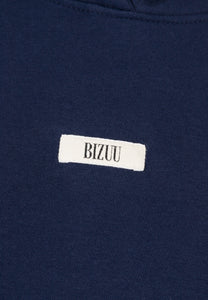 Granatowa bluza oversize z kapturem LINDI
