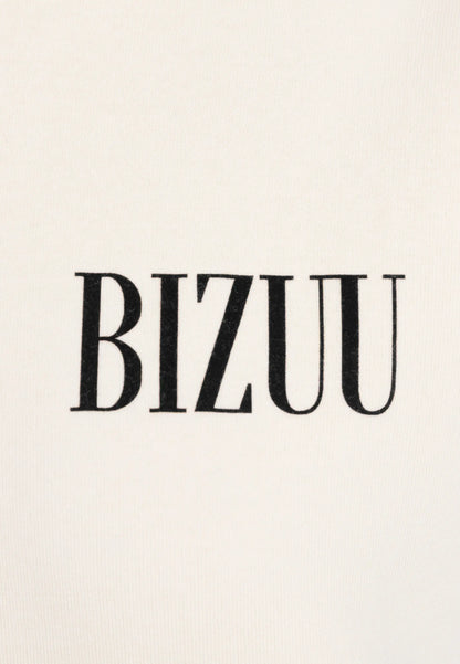 Kremowa bluza oversize z kapturem LINDA