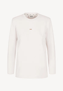 Kremowy longsleeve z poduszkami na ramionach MELISSANDRA