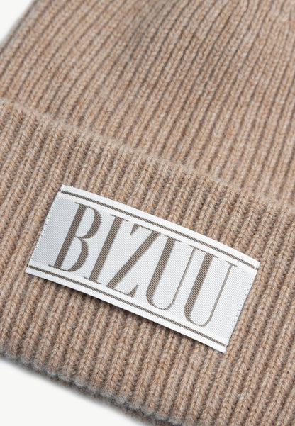 Beżowa wełniana czapka MOYE