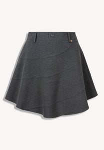 Szara spódnica mini SELINA