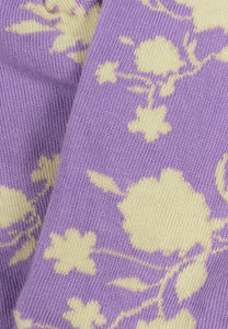 Skarpetki w autorski print SERAFIL fioletowe