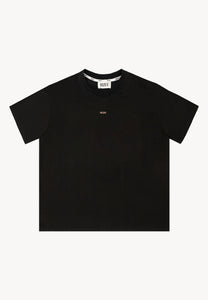 Czarny T-shirt oversize TISHAL