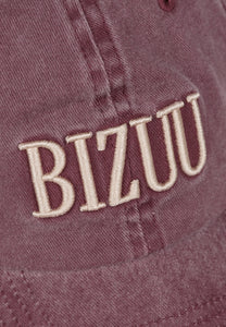 Bordowa czapka z daszkiem z logo ZANE
