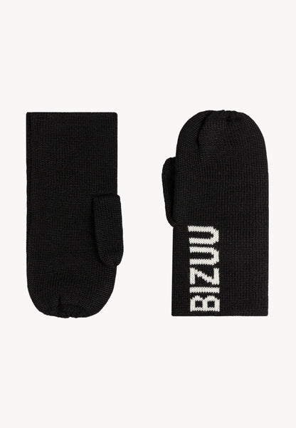 Czarne rękawiczki z logo BIZUU GLOVU